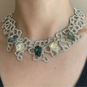 Oscar de la Renta Chunky Statement Necklace
